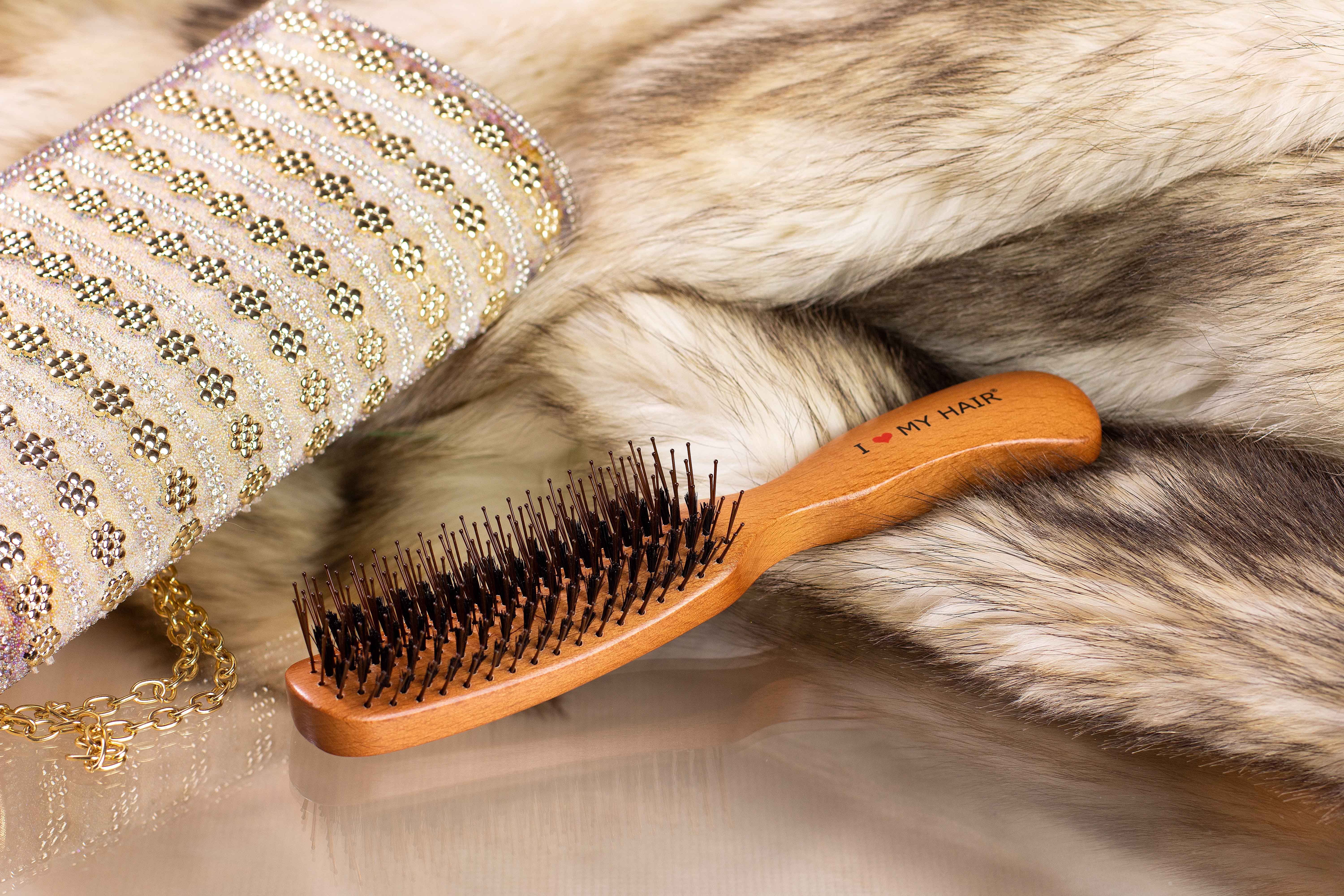 Щетка Shiny Brush деревянная, размер М